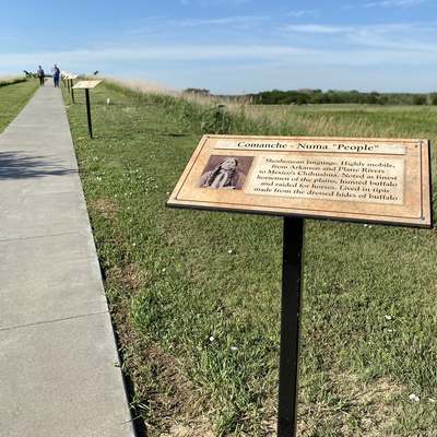 Walkway & signage to Replica